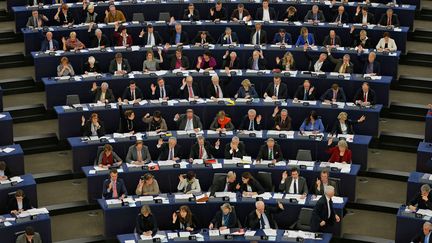  (Séance au Parlement européen à Strasbourg, le 19 janvier. © Vincent Kessler/Reuters)