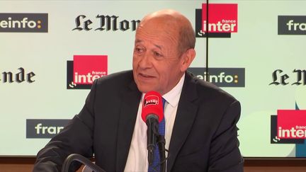 Jean-Yves Le Drian, ministre de l'Europe et des Affaires étrangères, invité de France Inter-franceinfo-Le Monde dimanche 2 septembre. (RADIO FRANCE)