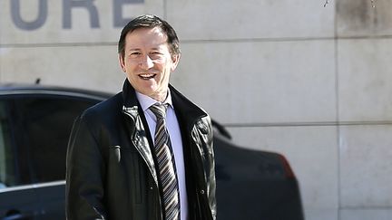 Le juge Jean-Michel Gentil au palais de justice de Bordeaux (Gironde), le 19 f&eacute;vrier 2013.&nbsp; (PATRICK BERNARD / AFP)