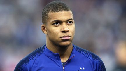 Kylian Mbappé lors d'un match de Ligue des nations face à l'Allemagne, le 20 décembre 2018. (J.E.E/SIPA)