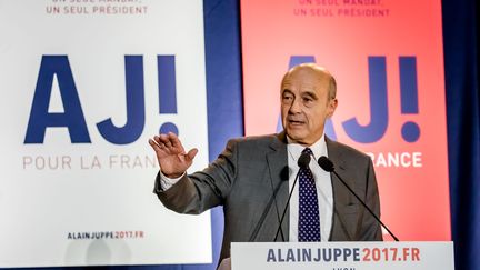 L'ancien Premier ministre, Alain Juppé, le 29 septembre 2016 à Lyon. (KONRAD K. / SIPA)