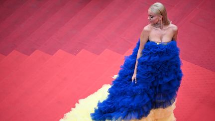 Sasha Ray lors de l'avant-première des "Amandiers" à Cannes. (LOIC VENANCE / AFP)