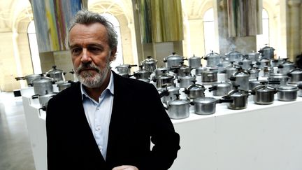 Le chef cuisinier&nbsp;Alain Passard au Palais des beaux arts de Lille, le 7 avril 2017. (MAX ROSEREAU / MAXPPP)