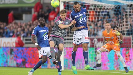 Les Strasbourgeois face à la menace de Bourg-en-Bresse Péronnas (JEAN-MARC LOOS / MAXPPP)