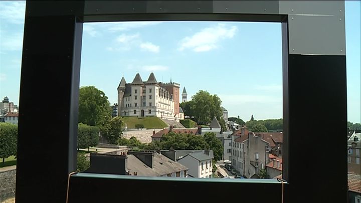 Le château de Pau "recadré". (E. Gonzalez / France Télévisions)