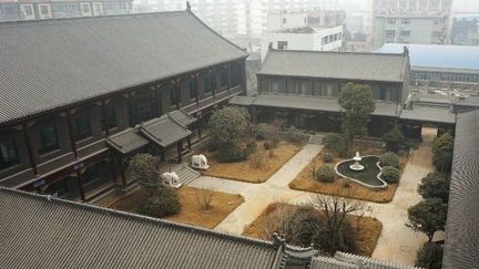 La résidence de l'ancien général Gu Junshan à Puyang, province chinoise du Henan (centre). (CHINA OUT AFP PHOTO)