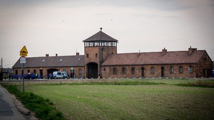 Le camp d'extermination d'Auschwitz-Birkenau, le 16 avril 2015 en Pologne. (CITIZENSIDE /CLAUDE  TRUONG-NGOC / AFP)