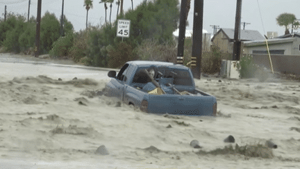 Ouragan Hilary : la Californie sous les eaux (France info)