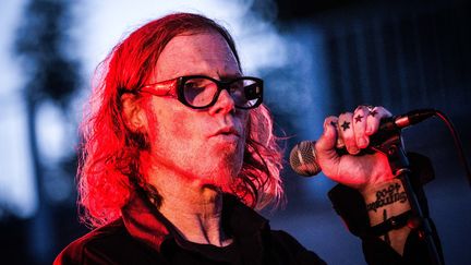 Le chanteur Mark Lanegan lors du Trip Music Festival 2018, à Milan en Italy.&nbsp; (ROBERTO FINIZIO / NURPHOTO)