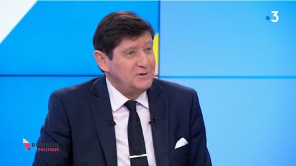 Patrick Kanner, 12 janvier 2020 (CAPTURE D'ECRAN "DIMANCHE EN POLITIQUE" / FRANCE 3)