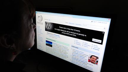 L'encyclop&eacute;die participative Wikip&eacute;dia compte en moyenne 6,7 contributeurs masculins pour une femme. (KAREN BLEIER / AFP)