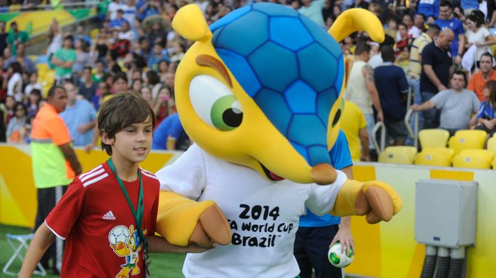 Fuleco est le tatou mascotte du Mondial 2014. (CC TÂNIA RÊGO/ABR / AGENCIA BRASIL)