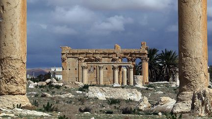 A Palmyre, le temple de Baalshamin (photo de mars 2014)
 (Joseph Eid / AFP)