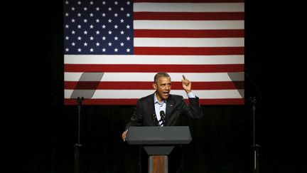  (Barack Obama a appelé samedi les candidats en course pour la Maison Blanche à rejeter les "insultes et les railleries de cour d'école" © REUTERS / Jonathan Ernst)