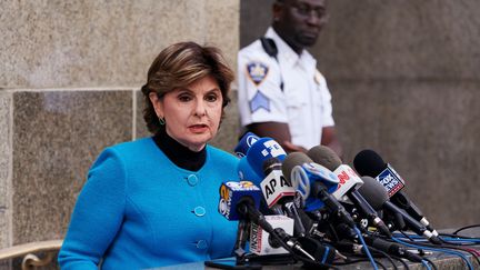 Gloria Allred en août 2019 à New York.&nbsp; (JAMES KEIVOM / EPA)