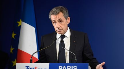 Nicolas Sarkozy à Paris, le 20&nbsp;novembre 2016. (ERIC FEFERBERG / AFP)