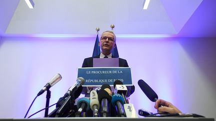 Le procureur de la République de Paris, Rémy Heitz, lors d'une conférence de presse, au tribunal de Strasbourg (Bas-Rhin), le 12 décembre 2018. (PATRICK HERTZOG / AFP)