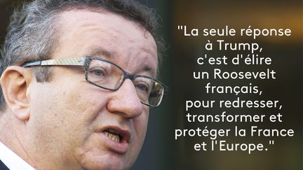 Christian Paul, député PS frondeur et&nbsp;proche d'Arnaud Montebourg, sur Twitter,&nbsp;le 9 novembre 2016. (AFP)