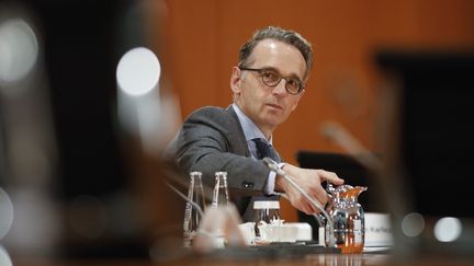 Heiko Maas, le chef de la diplomatie allemande, à Berlin (Allemagne), le 7 octobre 2020. (MARKUS SCHREIBER / AP / AFP)