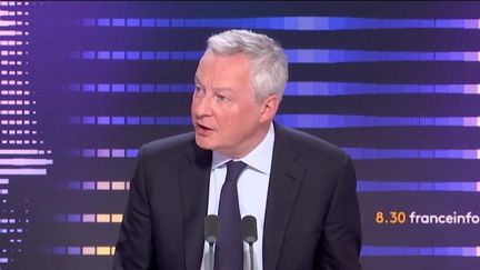 Bruno Le Maire, ministre de l'Économie, invité du 8h30 franceinfo, lundi 13 mars. (FRANCEINFO / RADIO FRANCE)