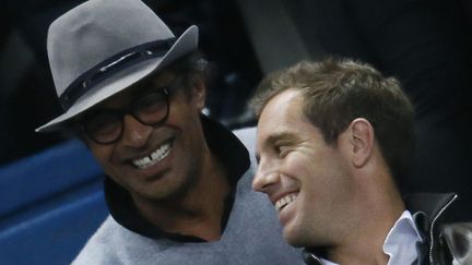 &nbsp; (Yannick Noah et Richard Gasquet © REUTERS/Gonzalo Fuentes)