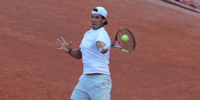 Rafael Nadal sur le Central de Roland-Garros, son jardin