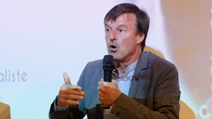 L'ancien ministre de la Transition écologique et solidaire, Nicolas Hulot, le 25 avril 2019 à Paris. (DANIEL PIER / NURPHOTO / AFP)