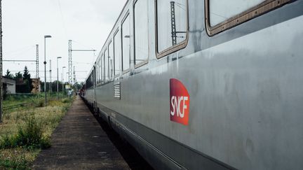 Un train circulant entre Toulouse et Paris, en 2014.&nbsp; (DELPHINE LEFEBVRE / HANS LUCAS / AFP)