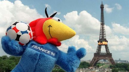 &nbsp; (Footix, la mascotte du mondial 98 organisé en France © MaxPPP)