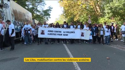 Une marche blanche pour Kewi, tué aux Lilas (Seine-Saint-Denis) (FRANCEINFO)