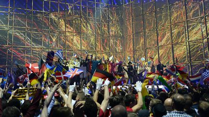 La soirée de l'Eurovision 2014, à Copenhague, au Danemark, le 10 mai 2014
 (Jonathan Nackstrand / AFP)