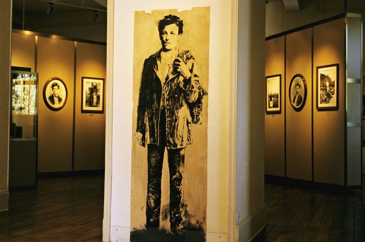 Le "Arthur Rimbaud" d'Ernest Pignon-Ernest, au musée de Charleville-Mézières. (DANIEL THIERRY / PHOTONONSTOP)