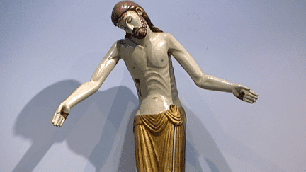 Le Christ de Prato, statue polychrome du 13e siècle.
 (France 3 Nord-Pas-de-Calais)