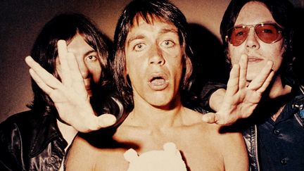 Iggy Pop et les frères Asheton, fondateurs des Stooges (Le Pacte)