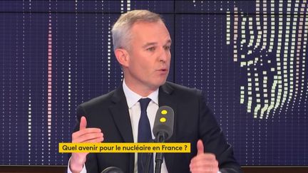 Le ministre de la Transition écologique, François de Rugy, sur franceinfo le 4 octobre 2018. (RADIO FRANCE / FRANCE INFO)