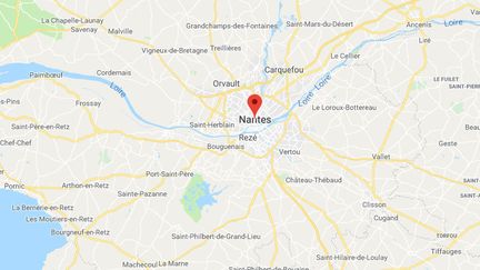 La course-poursuite a eu lieu&nbsp;à hauteur du "Hangar à bananes" situé sur l'île de Nantes. (GOOGLE MAPS)