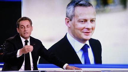 &nbsp; (Nicolas Sarkozy et Bruno Le Maire iront ensemble au congrès de la CDU mardi prochain  © MaxPPP)