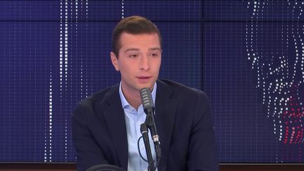 Jordan Bardella, eurodéputé et vice-président du Rassemblement national, invité de franceinfo jeudi 24 septembre 2020.
 (FRANCEINFO / RADIOFRANCE)