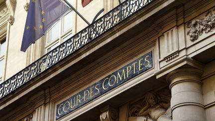 La façade d'entrée de la Cour des comptes à Paris, le 20 septembre 2016. (BERTRAND GUAY / AFP)