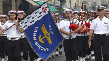 Le Bagad de Lann-Bihoué fêtera ses 60 ans sur scène pendant le festival interceltique de Lorient
 (Nicolas Thibaut. AFP)