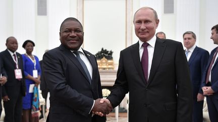 Vladimir Poutine et Filipe Nyusi à Moscou, août 2019 (ALEKSEY NIKOLSKYI / SPUTNIK)