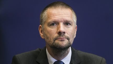 Guillaume Poupard, le directeur général de l'Agence Nationale de la Sécurité des Systèmes d'Information (Anssi), le 23 juin 2020. (VINCENT ISORE / MAXPPP)