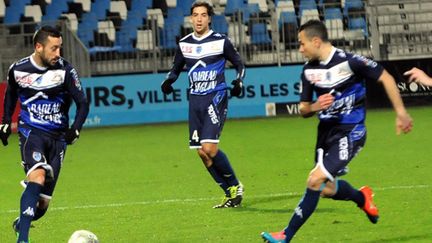 Les joueurs troyens en mouvement