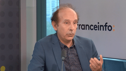 L'économiste Philippe Askenazy le 13 septembre 2024. (FRANCEINFO / RADIOFRANCE)