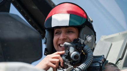 La pilote &eacute;miratie Mariam Al-Mansouri, le 25 septembre 2014. (WAM / AFP)