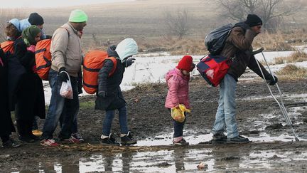  (Migrants traversant la Serbie en janvier 2016 © MaxPPP)