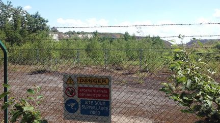 Les abords du crassier d'ArcelorMittal Florange. (Cécile Soulé / Radio France)