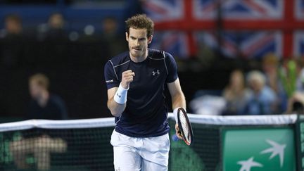 La traditionnelle rage de vaincre d'Andy Murray (JUSTIN TALLIS / AFP)