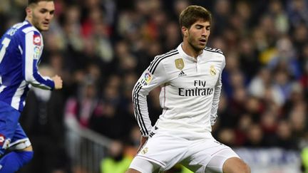 Le milieu de terrain brésilien du Real de Madrid, Lucas Silva. (JAVIER SORIANO / AFP)