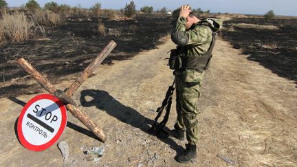  (Une cinquantaine de blindés se dirigent vers la ville industrielle de Marioupol, au sud de Donetsk © Maxppp)